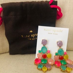 Kate Spade ♠️ Multi Jeweled Earrings